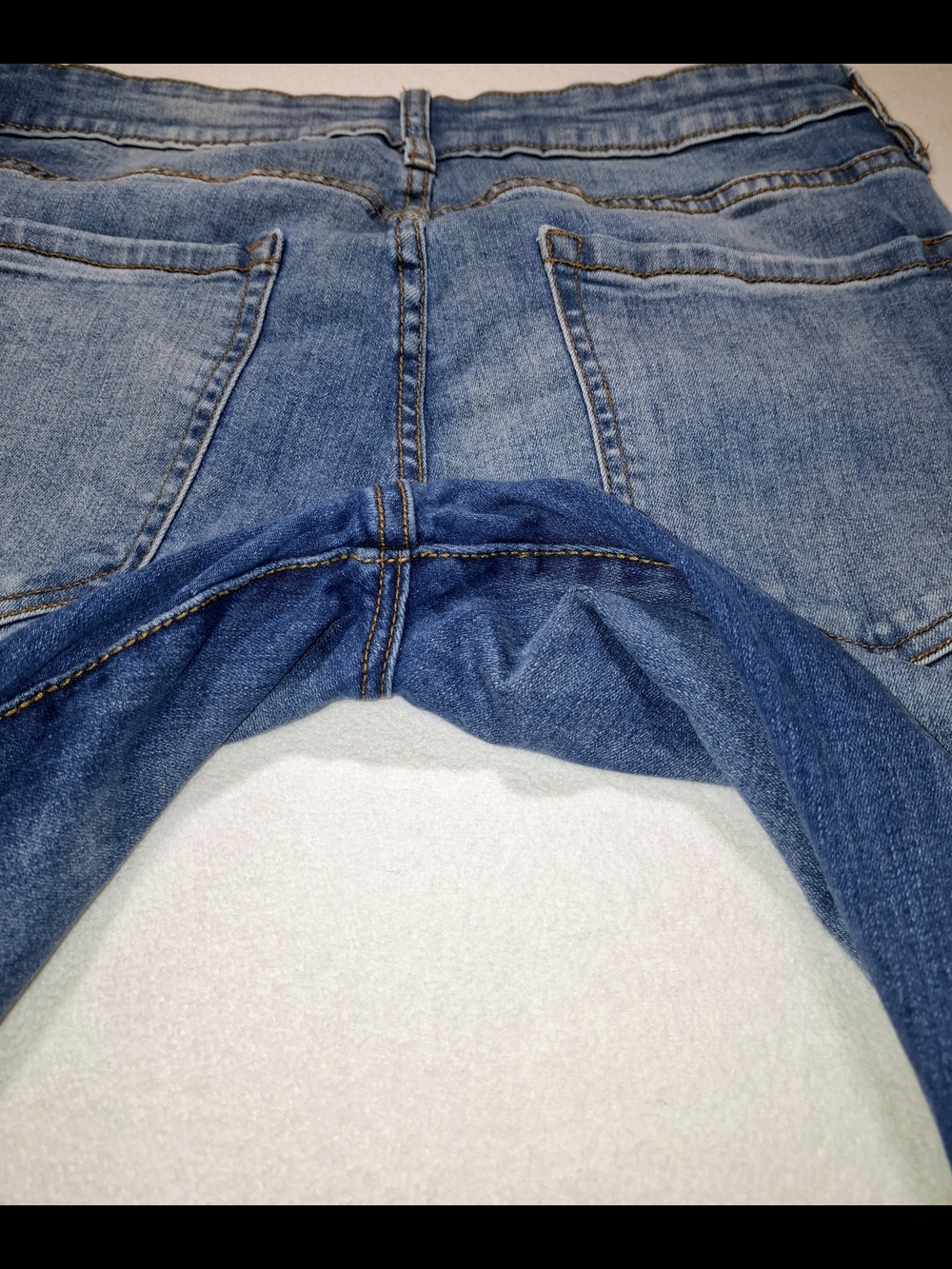 LAZER Men’s Straight Jeans in Faded Blue - Picture 6 of 11